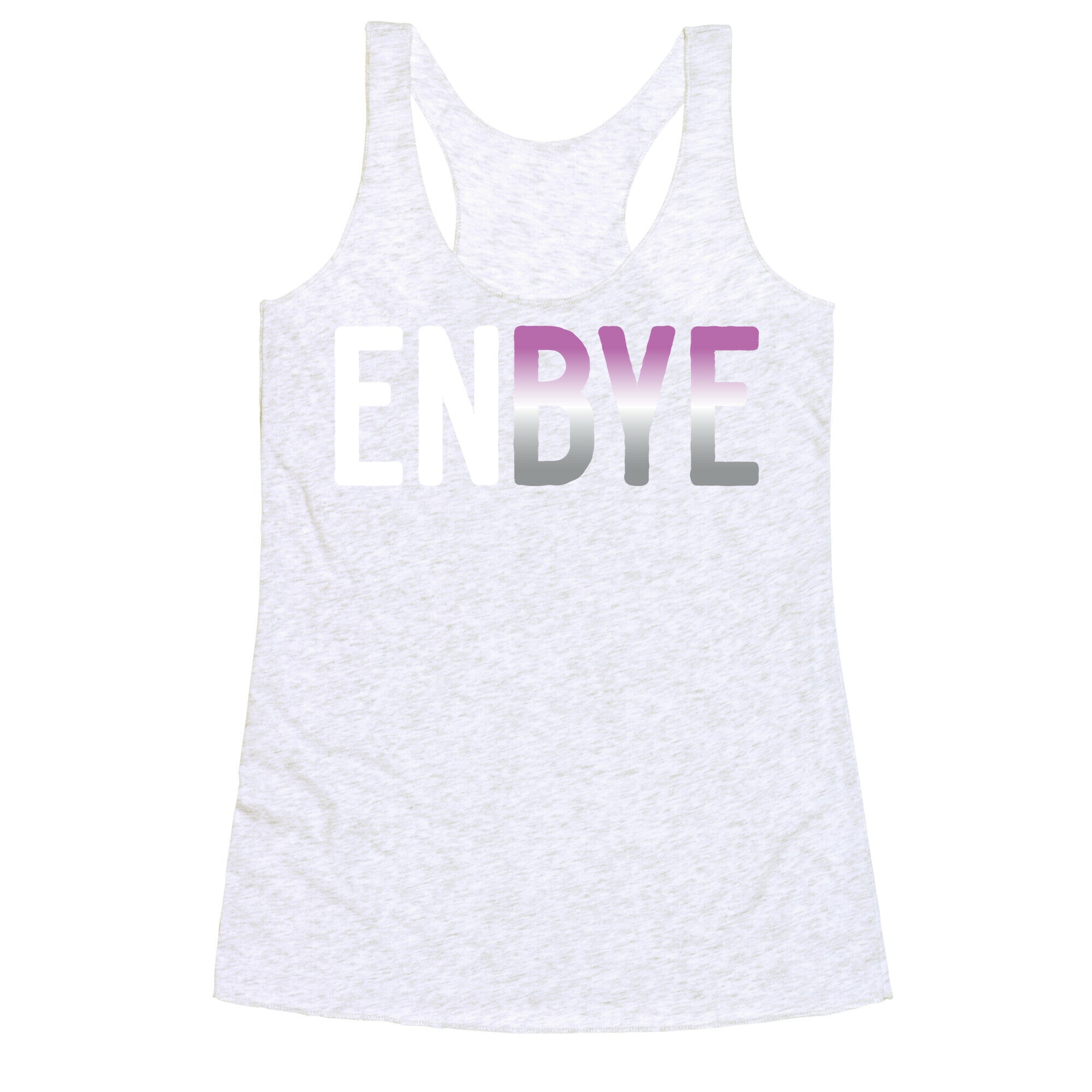 Enbye Asexual Non-binary Racerback Tank